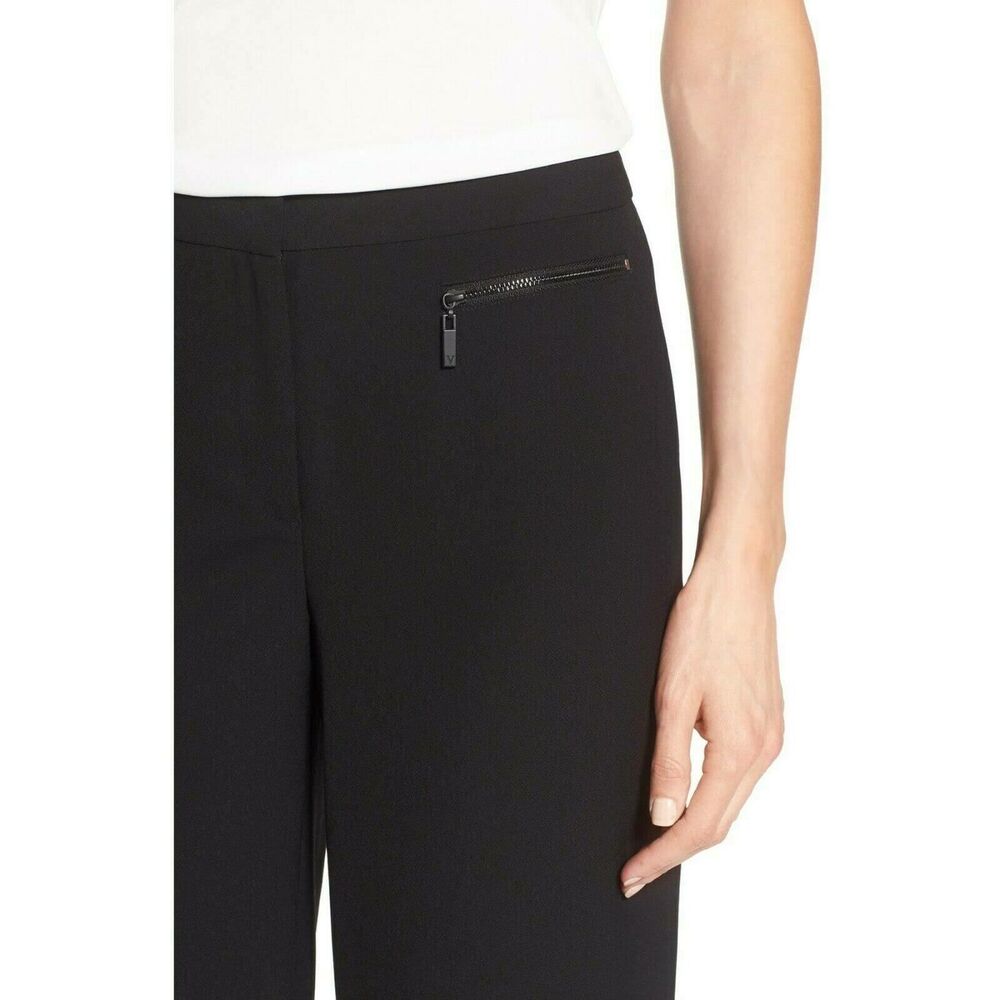 Vince Camuto Womens Pants size 16W new nwt $99 Black Wide Leg Zip Pocket Dress - Picture 5 of 11